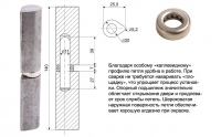 Петля для металлических дверей 20"140mm