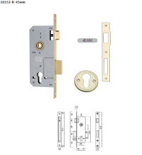 Корпус замка 10152/R 45мм BP