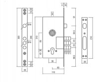 Корпус замка 10252/R-60
