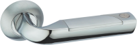 Дверная ручка Adden bau RUNE A156-05 Chrome (Матовый хром)