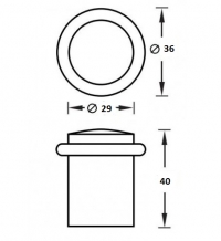Дверной ограничитель DS2SB