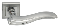 Дверная ручка Adden bau ONDA Q304 SATIN CHROME (Матовый хром)