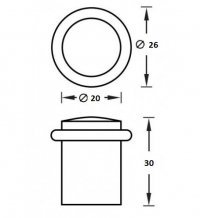 Archie A02 MAB/ACF (матовая античная латунь/античный кофе)