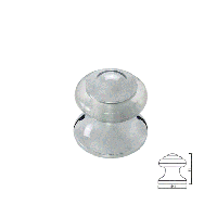 Упор дверной напольный, SIBA DS505 CP