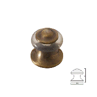 Упор дверной напольный, SIBA DS505 AB