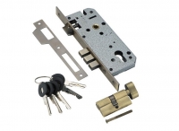 Замок врезной ADDEN BAU LOCK 4585 5-60B D  BRONZE (бронза)