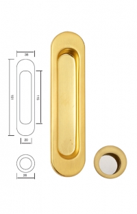 Ручки для раздвижных дверей Siba S222 GB
