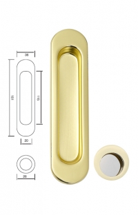 Ручки для раздвижных дверей Siba S222 PB