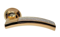 SILLUR 132 P.GOLD/CRYSTAL (полированное золото/кристаллы)