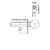 Цилиндр 12168/СT (32x10x26) 5 ключей