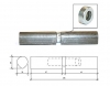 Петля для металлических дверей 20"142mm