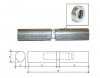 Петля для металлических дверей 20"160mm регулируемая