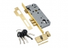 Замок врезной ADDEN BAU LOCK 4585 5-60B D  GOLD (золото)