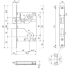 Корпус замка C85C PB