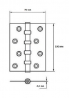 Vantage 4BB-SN 100*75*2,5