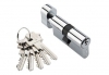 Цилиндровый механизм ADDEN BAU CYL 5-60 KNOB CHROME (хром)